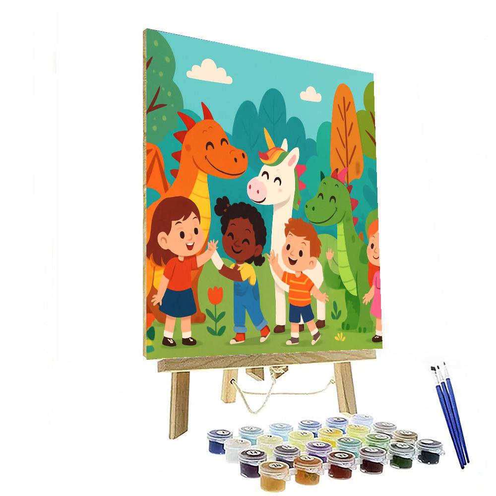 Fantasy Creature Adventures Paint By Numbers Kits