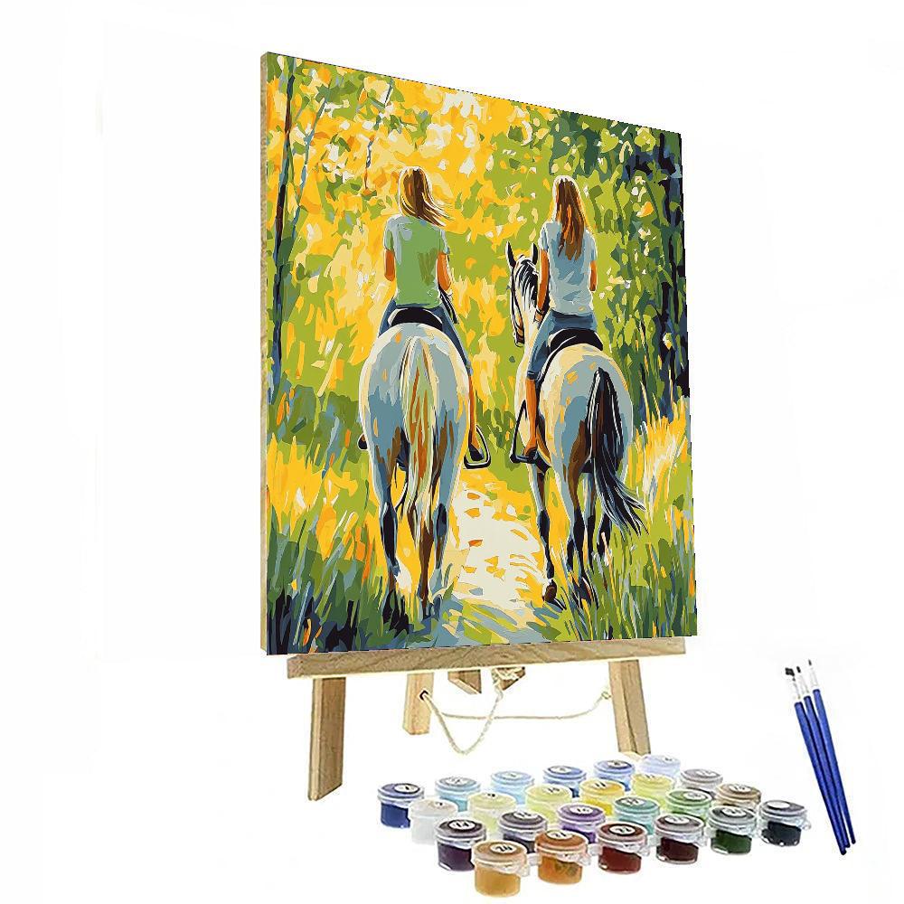 Joyful Adventures Await Painting By Numbers Kit