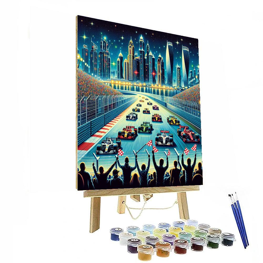 Singapore Grand Prix - Singapore Number Painting