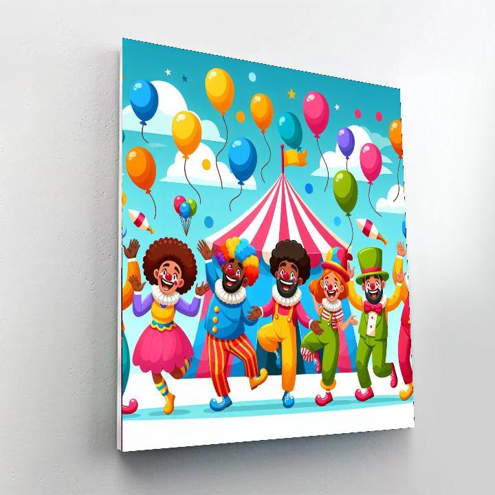 Funny Circus Adventure Paint By Numbers Kits