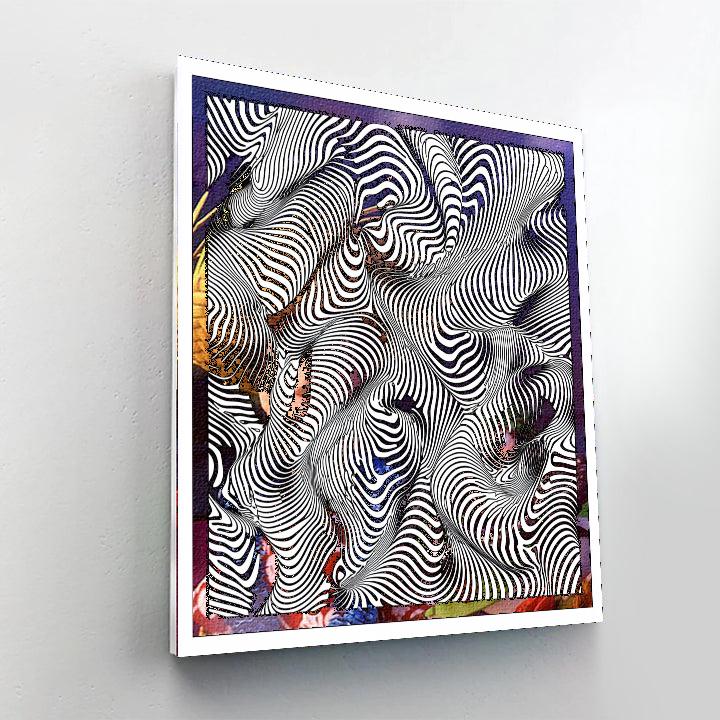 M.C. Escher Inspired Perpetual Motions  Numbered Painting Kits