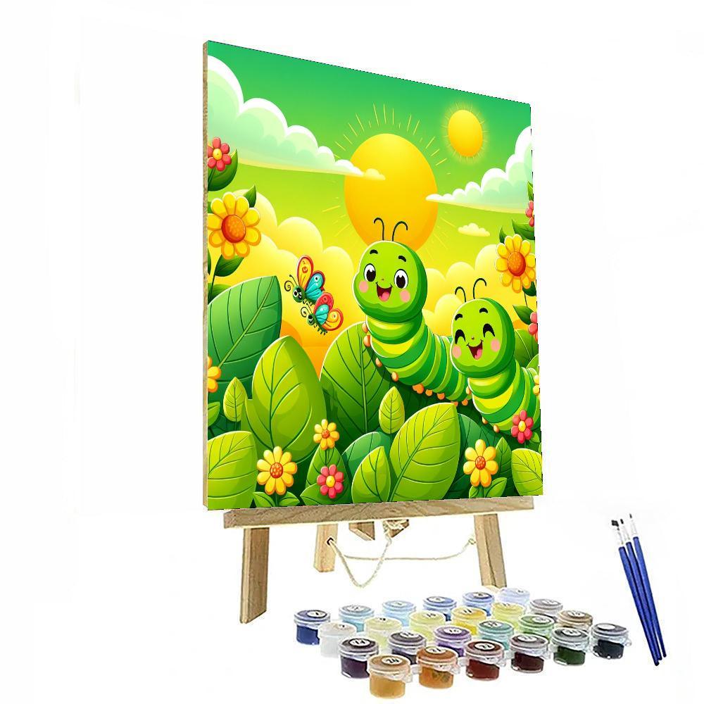 Curious Caterpillars Painting By Numbers Kit