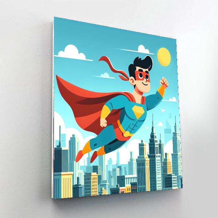 Heroic Superkid Numbered Painting Kits