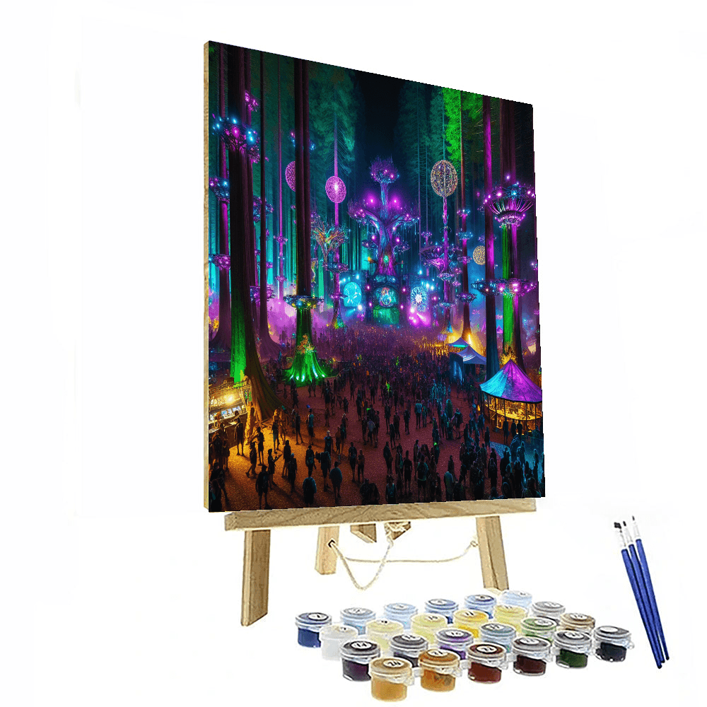 Electric Forest Festival - Michigan, Usa DIY Paint By Numbers