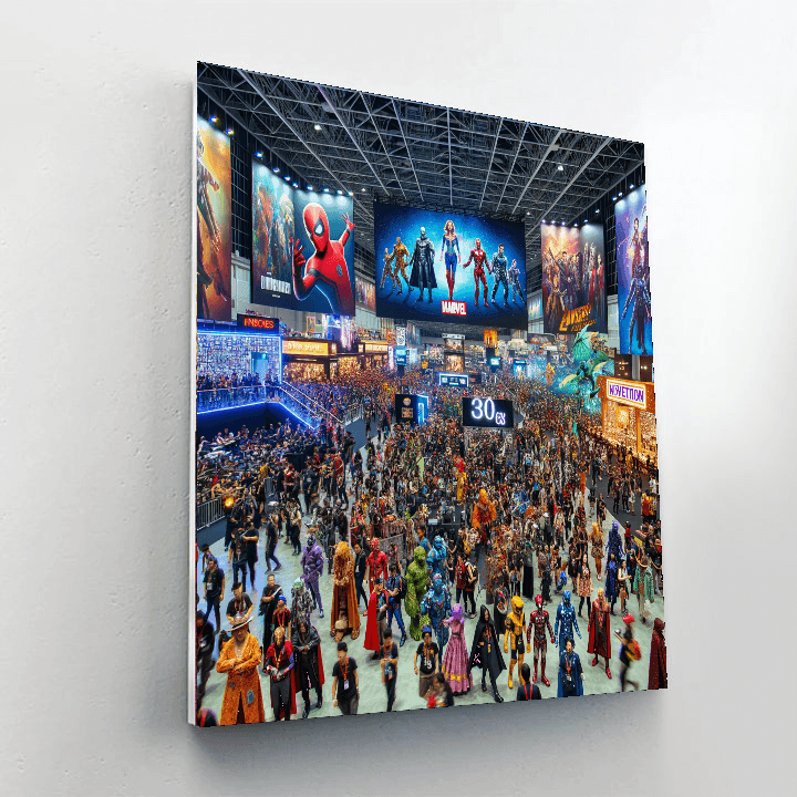 San Diego Comic-con - San Diego, Usa Painting Number Kit