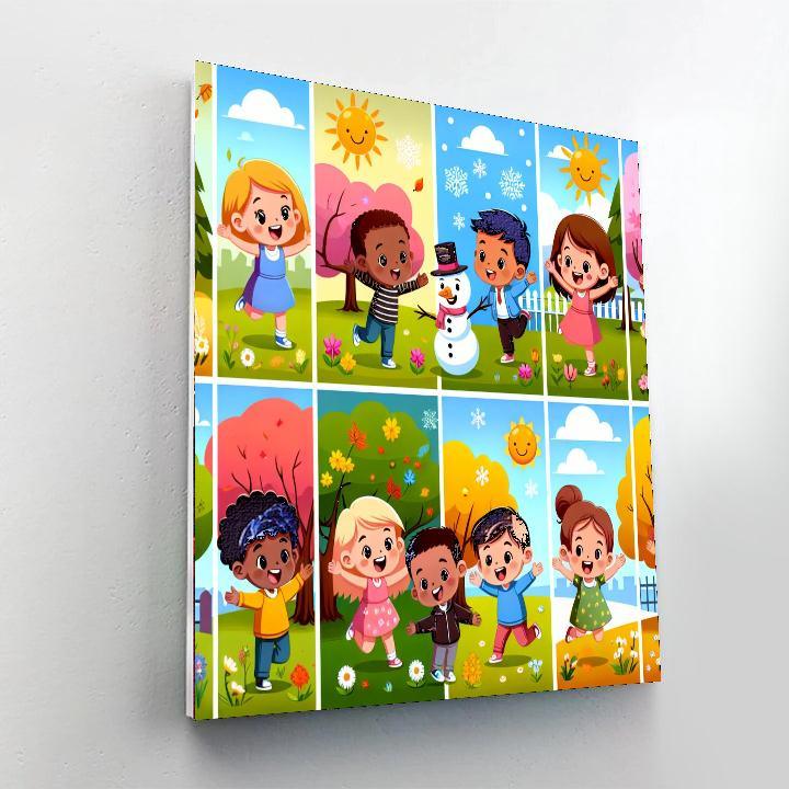 Joyful Season Painting Number Kit