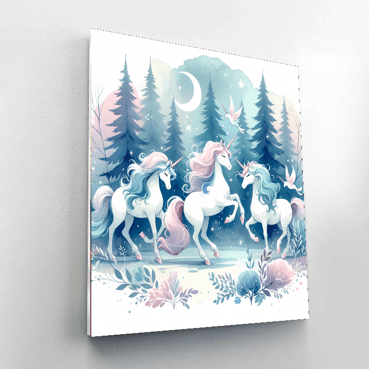 Magical Unicorns - DIY Painting By Numbers Kit