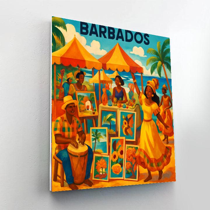 Festival Of The Arts - Barbados Number Painting