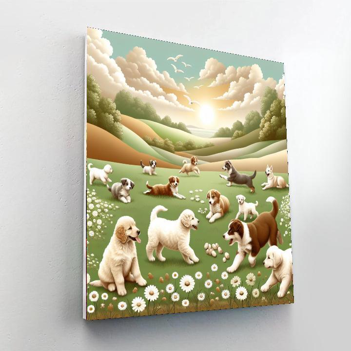 Loyal Canine Companions DIY Paint By Numbers
