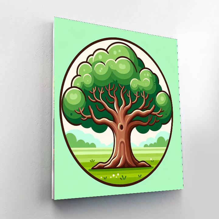 Wise Old Tree Numbered Painting Kits
