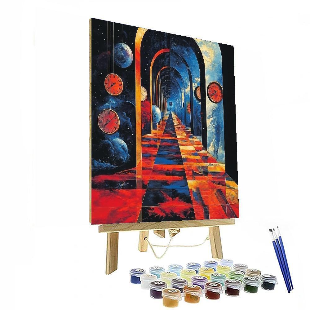 Giorgio De Chirico Inspired Metaphysical Space-Time  Painting By Numbers Kit