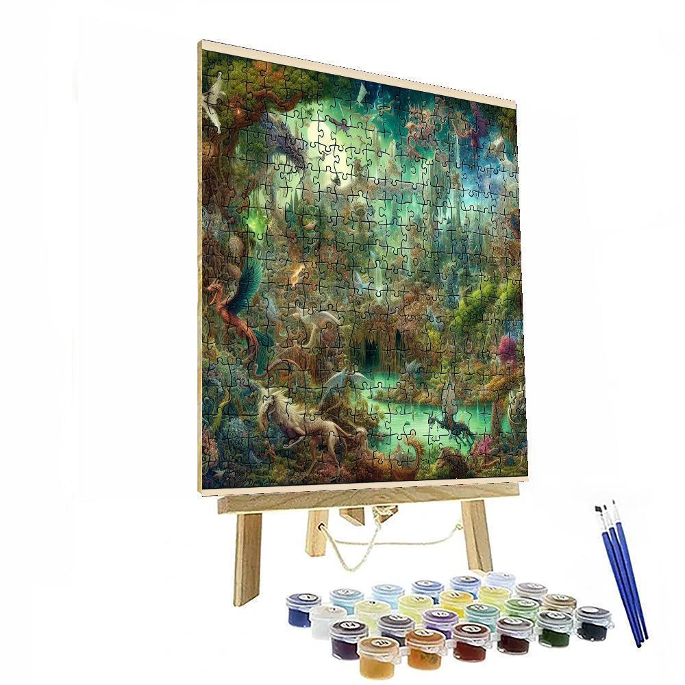 Mystic Plains Puzzle Painting Number Kit
