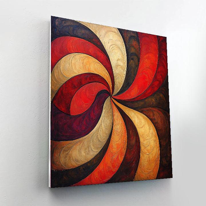 Caravaggio Inspired Labyrinth Of Colors  Number Painting