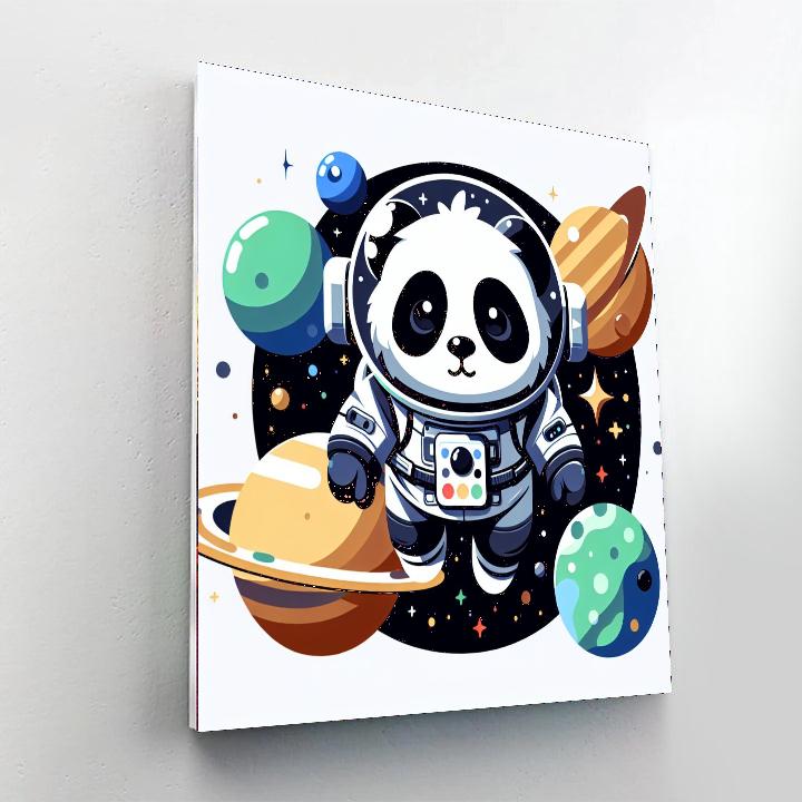 Galaxy Panda Expedition Paint By Color