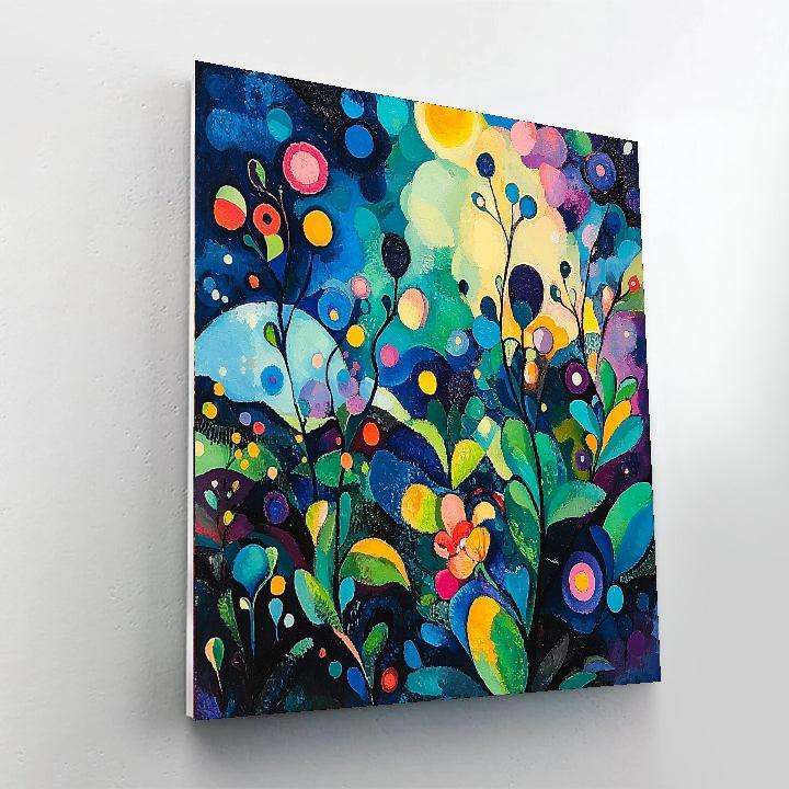 Wassily Kandinsky Inspired Celestial Blossom Abstraction  Painting By Numbers Kit