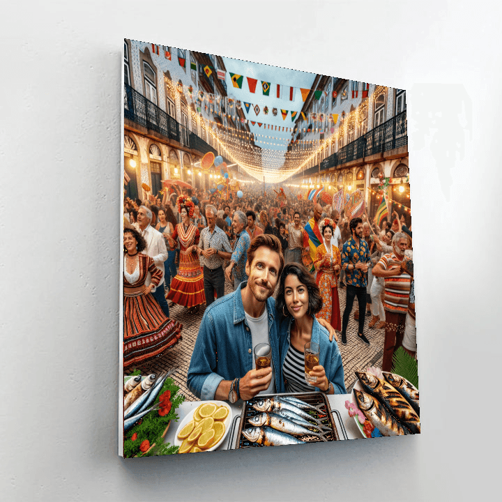 Alfama Festival - Lisbon Paint By Color