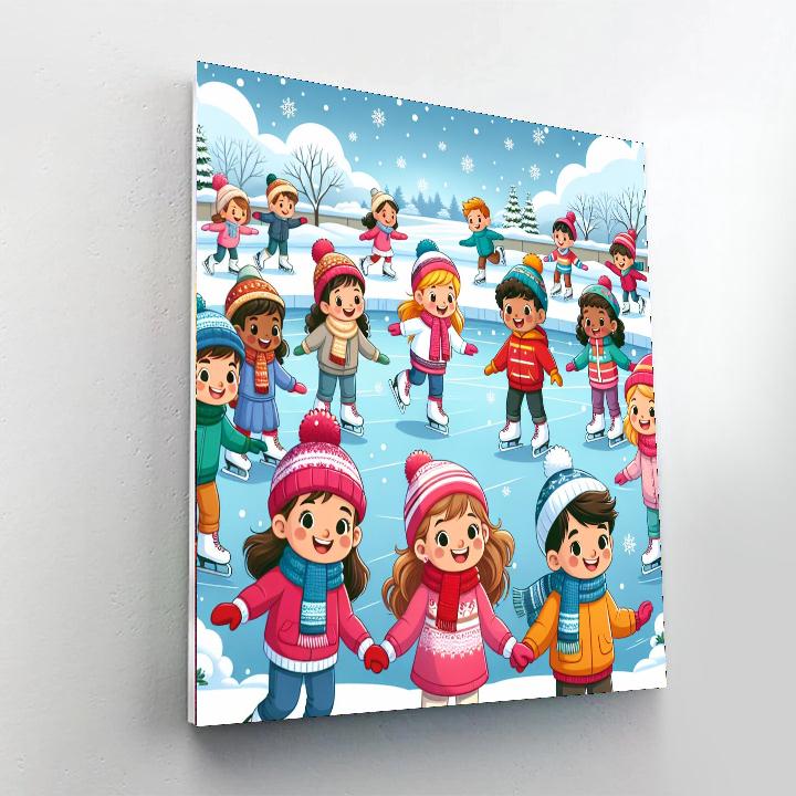 Winter Wonderland Scenes Paint By Numbers
