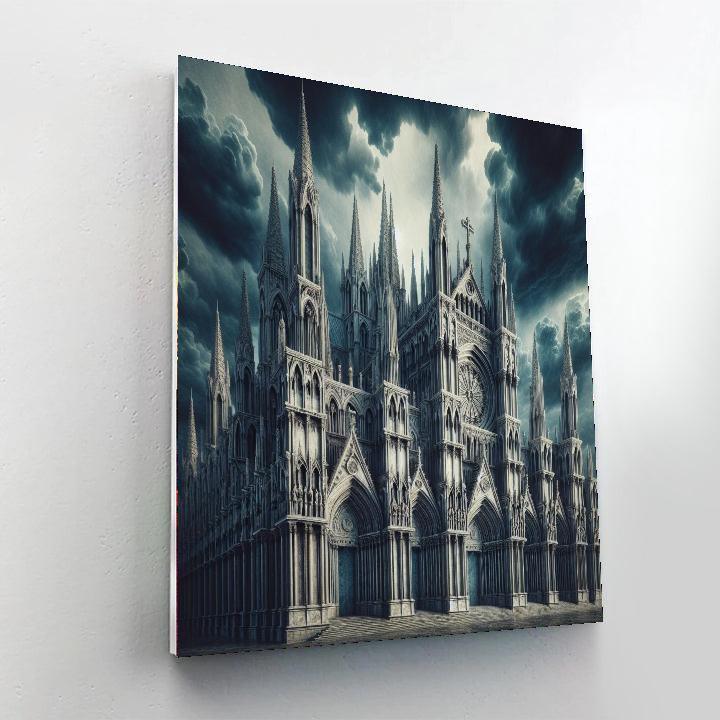 Gothic Architecture Masterpiece Paint By Color