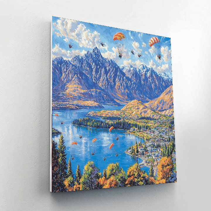 Queenstown Adventure Capital Paint By Numbers Kits