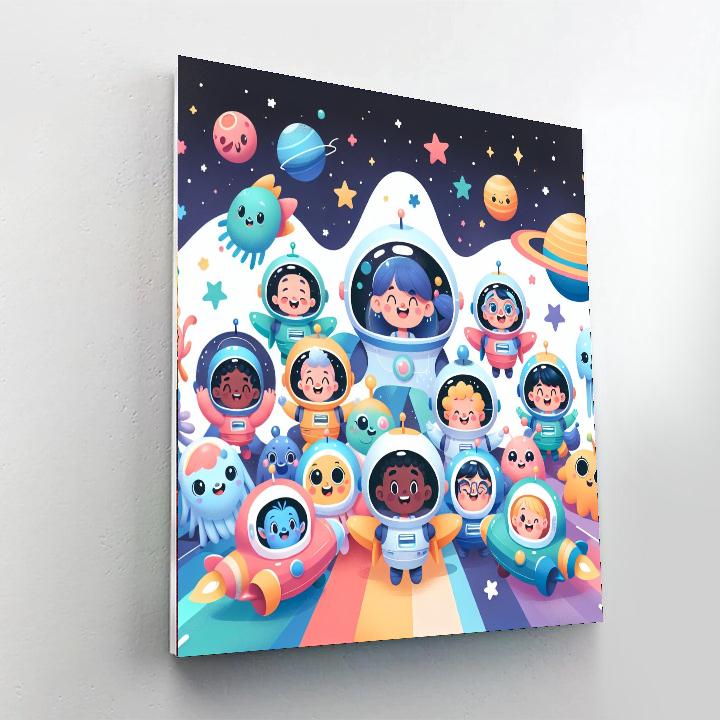 Creative Space Journey Paint By Numbers