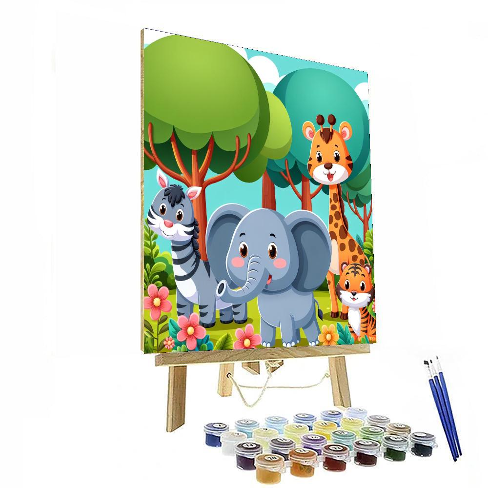 The Animal Kingdom Paint By Numbers Art