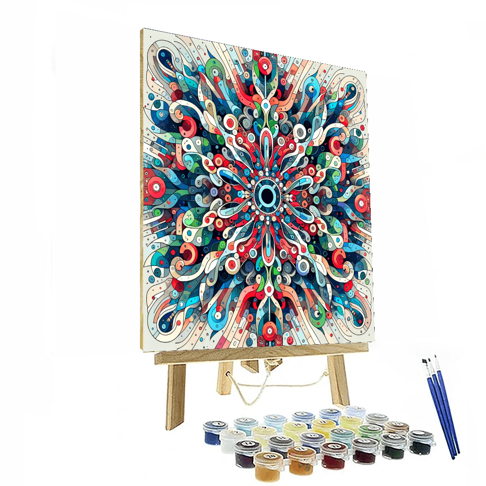 Colorful Kaleidoscope Paint By Numbers Kits