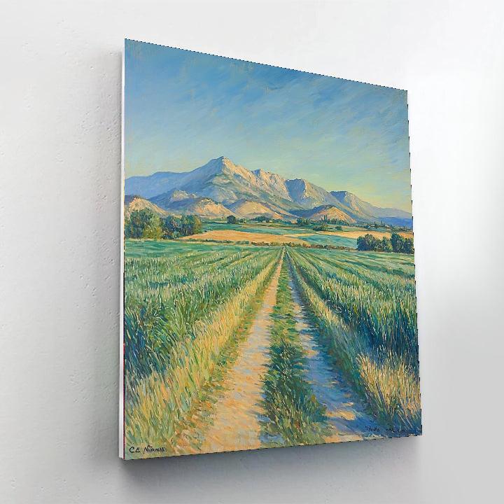 Paul Cézanne Inspired Meditative Meadows  Paint By Numbers Kits