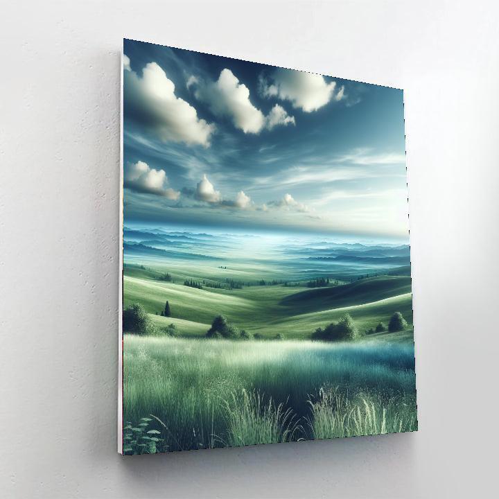Quiet Meadow Solitude Paint By Color