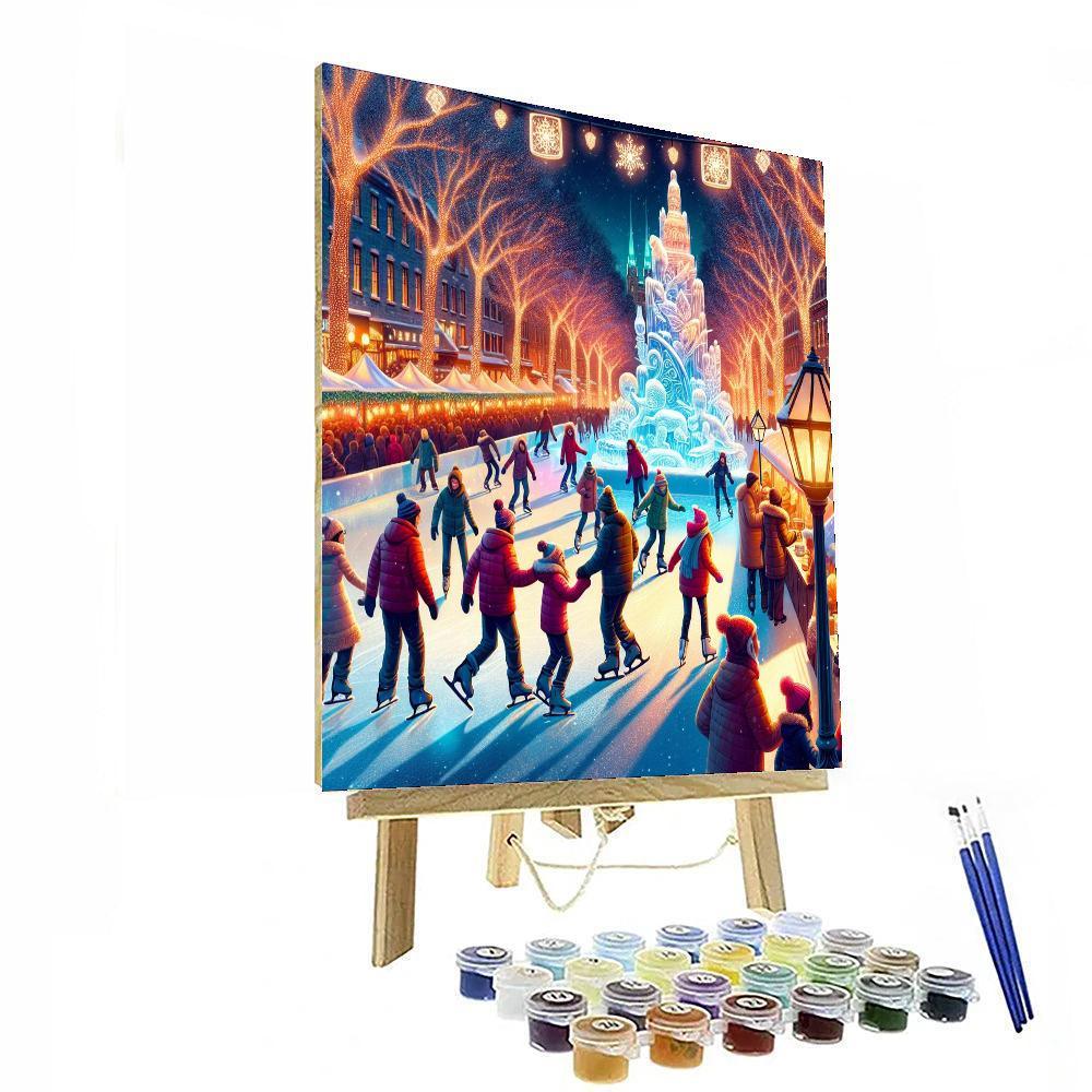 The Great Canadian Snow Festival Paint By Numbers Art