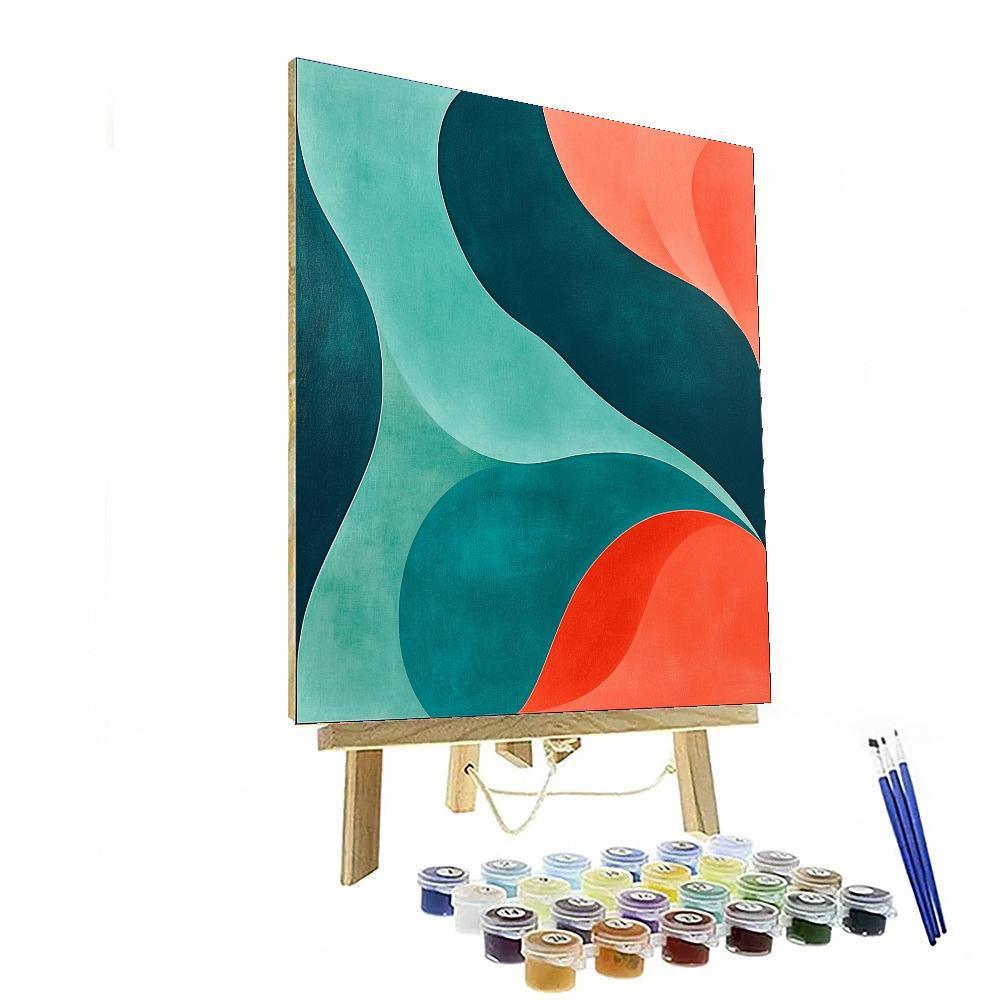 Michelangelo Inspired Eternal Dance  Painting Number Kit