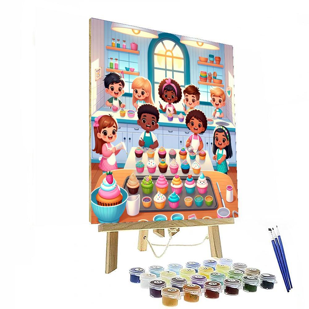 Creative Cupcake Kitchen Paint By Number