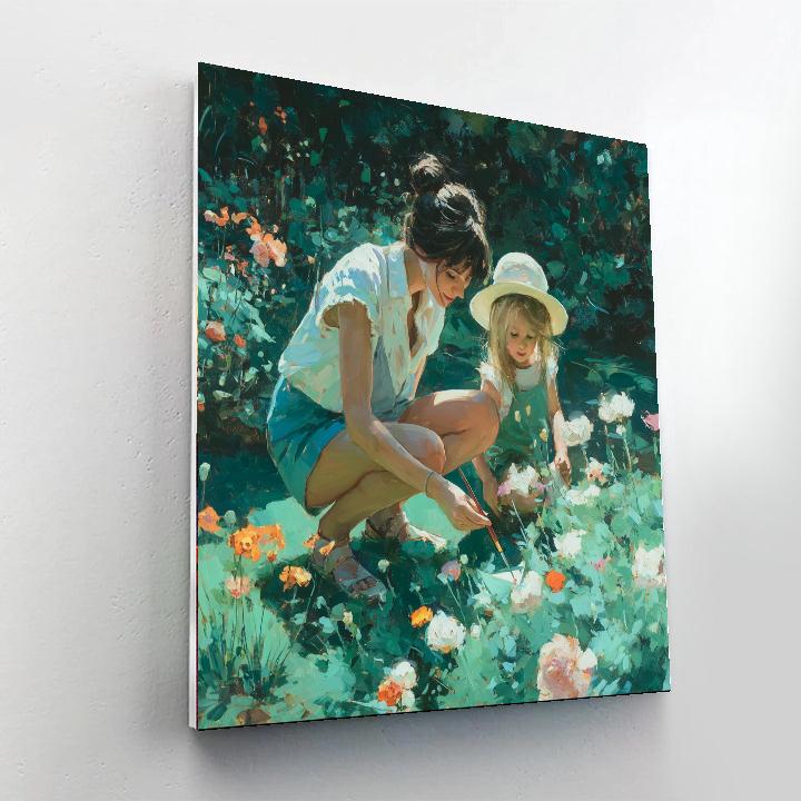 Morning Joy In The Garden DIY Paint By Numbers