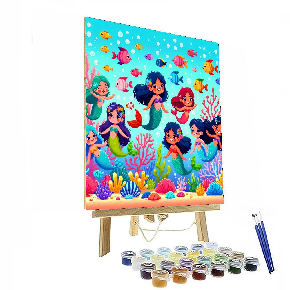 Enchanting Mermaids Numbered Painting Kits