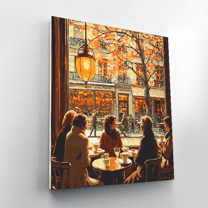 Norman Rockwell Inspired The Art Of Conversation  Paint By Color