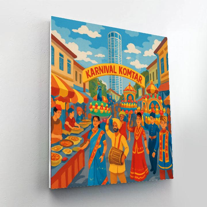 Karnival Komtar DIY Paint By Numbers