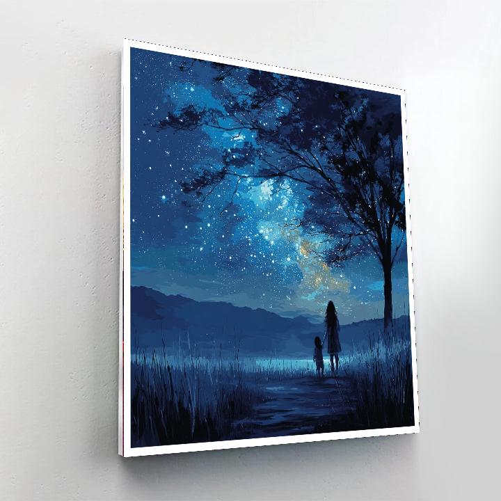 Evening Stars Number Painting