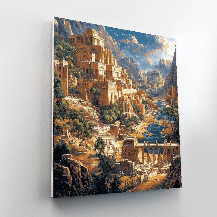 Jean-Auguste-Dominique Ingres Inspired In The Footsteps Of History  Paint By Numbers