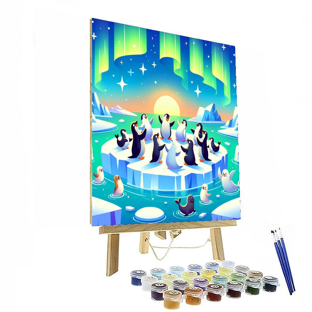 Polar Plunge Party Numbered Painting Kits