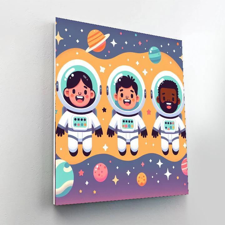 Fantastic Space Quest DIY Paint By Numbers