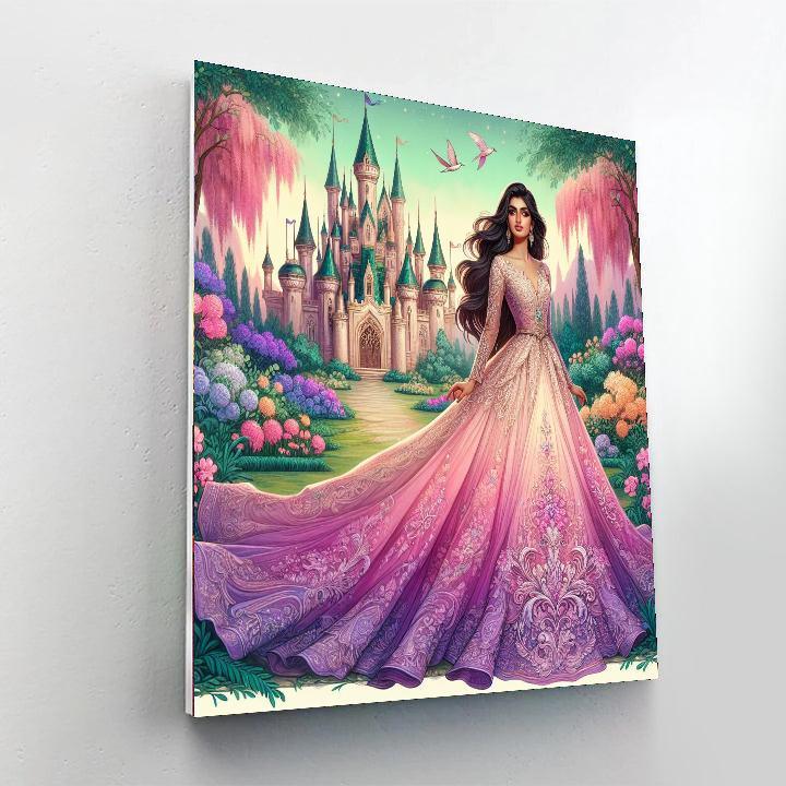 Princess Fairytale Elegance Paint By Numbers