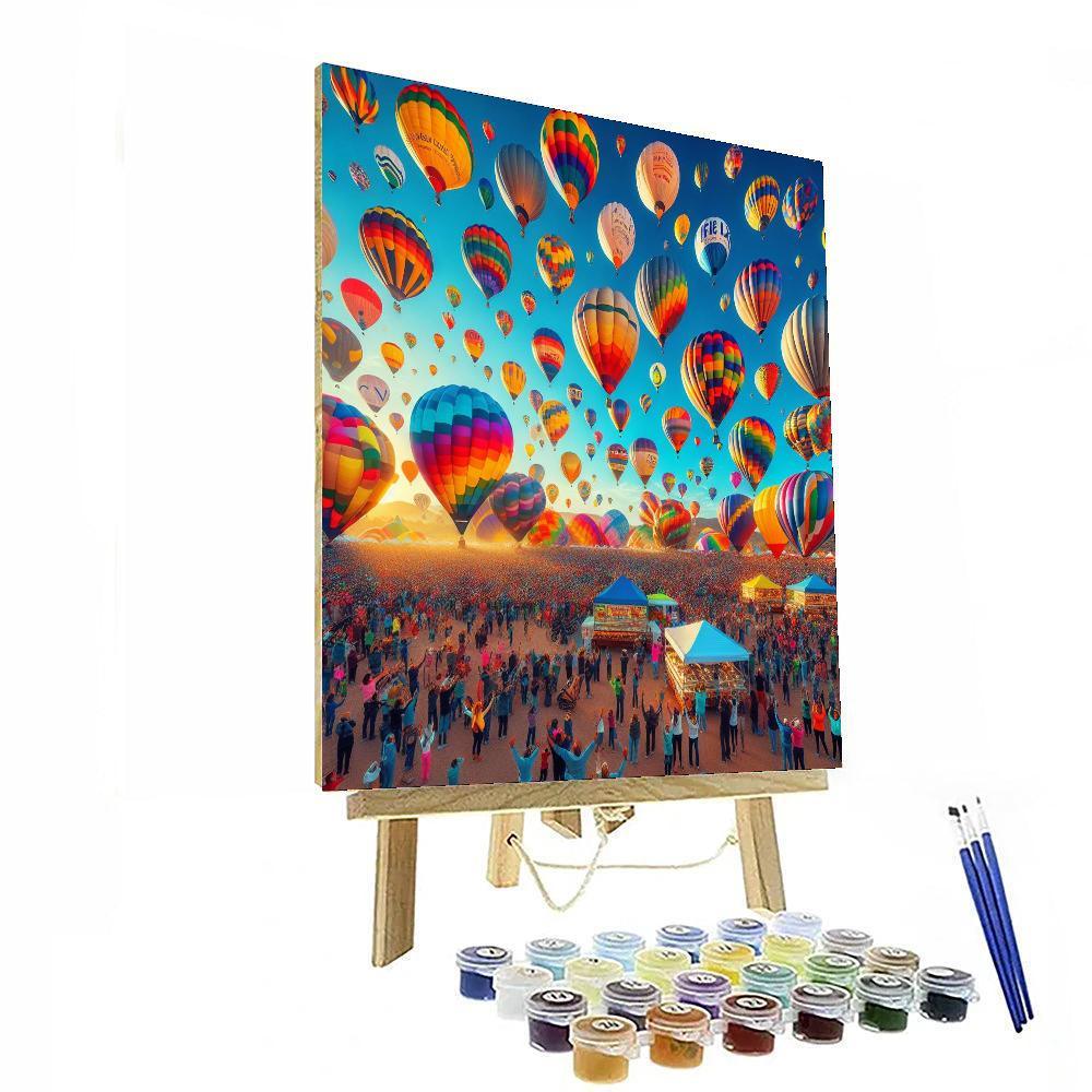 Baloon Fiesta - Mexico Paint By Color