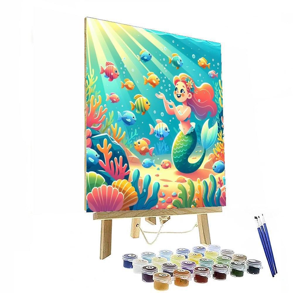 Magical Mermaid Tales Paint By Numbers Kits