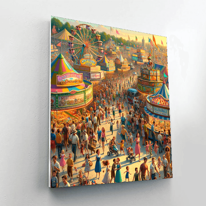 Oklahoma State Fair - Usa Painting By Numbers Kit