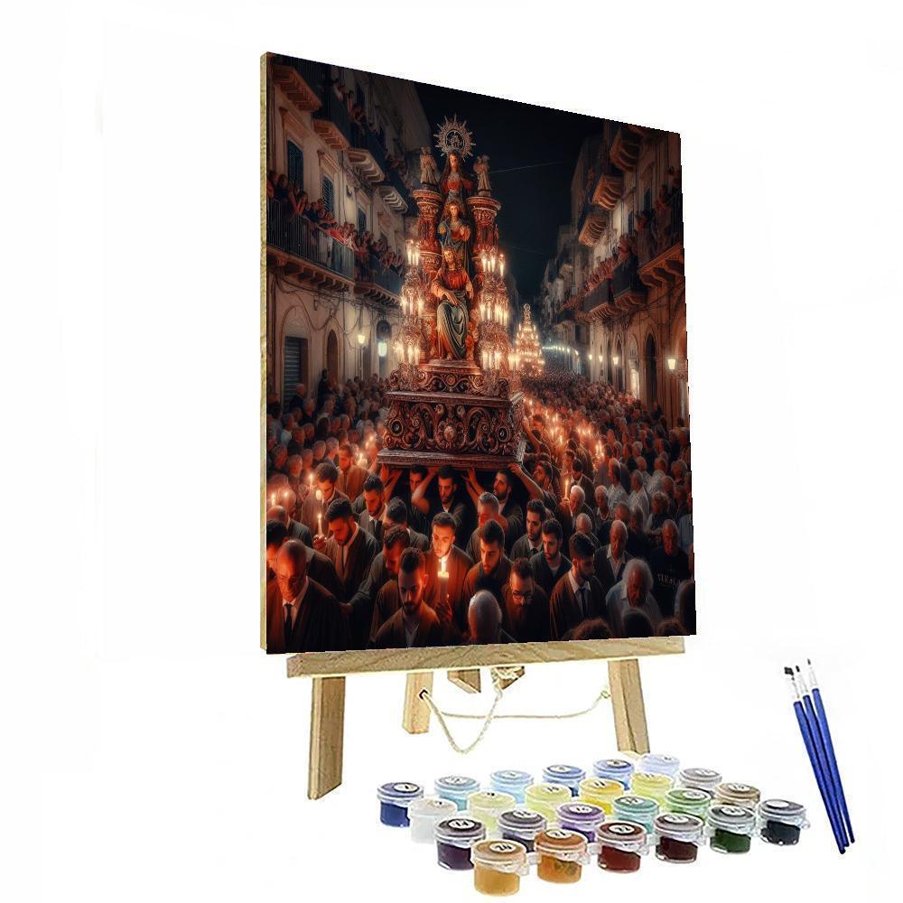 Settimana Santa - Italy Painting By Numbers Kit