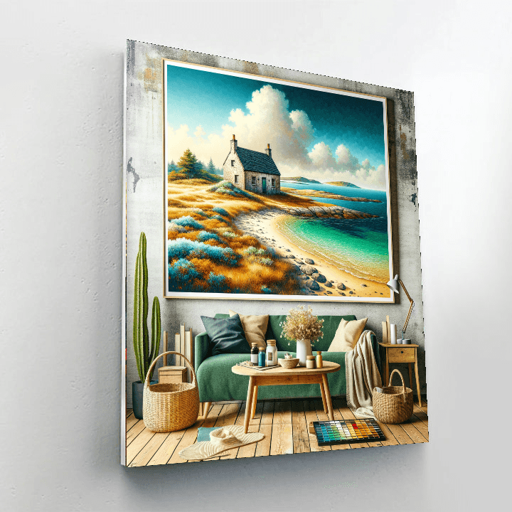 Rustic Coastal Cottage Paint By Color