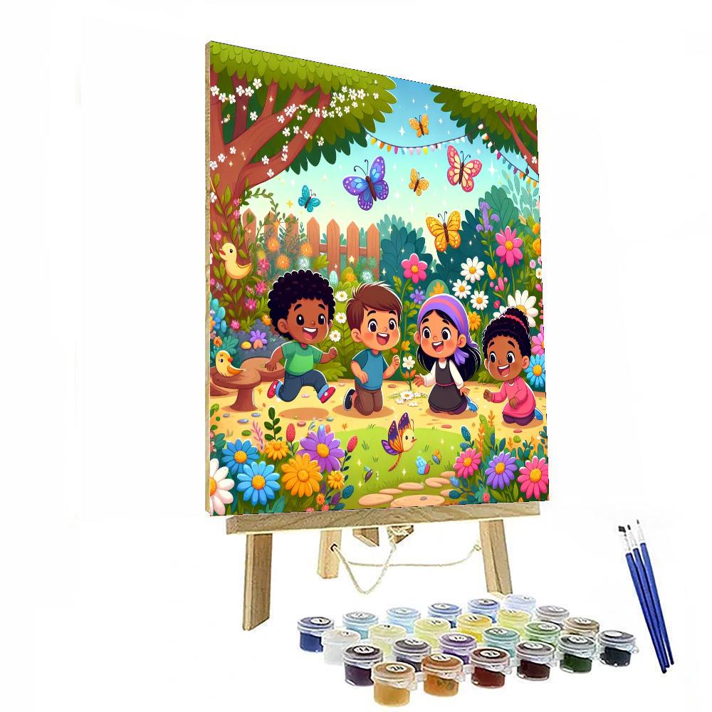 Journey To The Magical Garden Number Painting