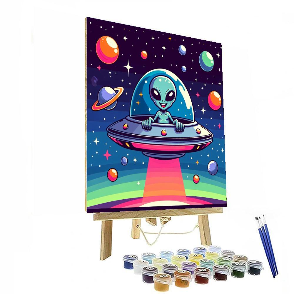 Alien Space Explorers Painting By Numbers Kit