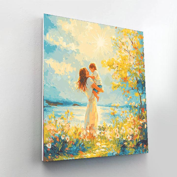 Sunshine And Hugs Number Painting