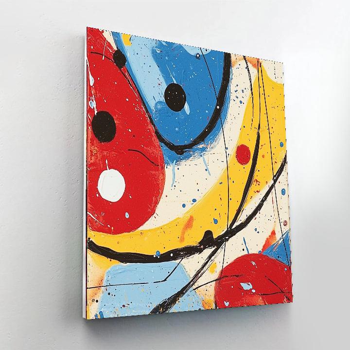 Joan Miró Inspired Surreal Wonderment  Paint By Numbers Art