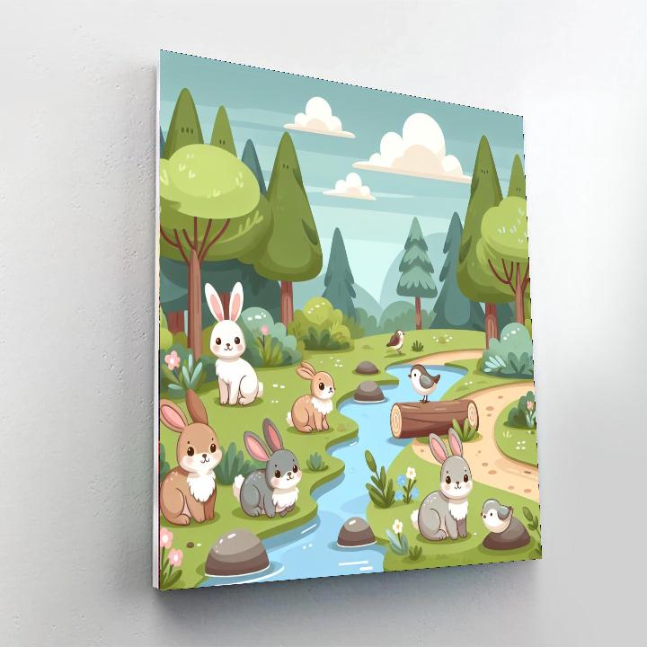 Wild Wilderness Walk Number Painting